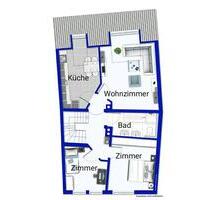 Schöne 3-Zimmer-Wohnung im 2.OG in Forchtenberger Stadtmauer