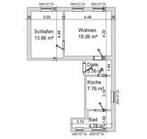 helle & frisch renovierte 2 Raumwohnung in Meißen