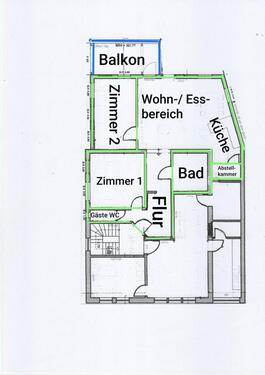 Foto - Erstbezug nach Sanierung – helle 3-Zimmer-Wohnung im Zentrum
