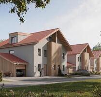 Moderne Neubau-Doppelhaushälfte nach höchstem Energiestandard - Bad Heilbrunn