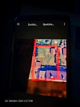 Foto - Doppelhaushälfte Foto Original Grundstück von oben