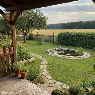Foto - Einfamilienhaus mit Doppelgarage in verkehrsberuhigten Wohngebiet