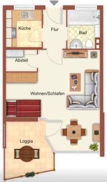 Foto - 1 Zimmer Wohnung in Hagen Emst +Renoviert+
