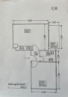 Foto - 2 Zimmer Dachgeschoßwohnung in Rheda-Wiedenbrück