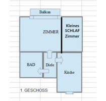 Wohnung zu vermieten - 310,00&nbsp;EUR Kaltmiete, ca.&nbsp; 46,00&nbsp;m&sup2; in Remscheid (PLZ: 42859) Remscheid-Süd