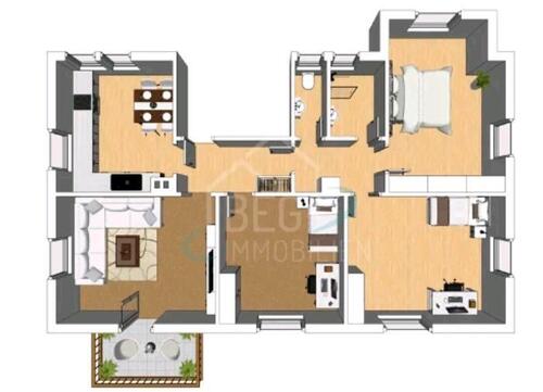 Foto - Etagewohnung - 320.000,00 EUR Kaufpreis, ca.  91,00 m²