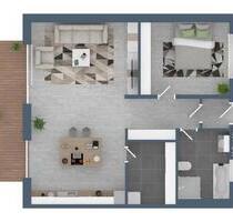 2,5-Zimmer EG Wohnung mit EBK und Stellplatz - Sassenburg