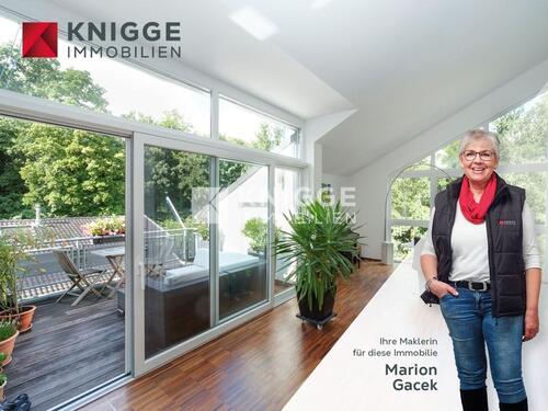 Foto - +++ 3530 - Architekten-Penthouse in begehrter Villenlage von GL-Hebborn - befristet auf 3,5 Jahre +++