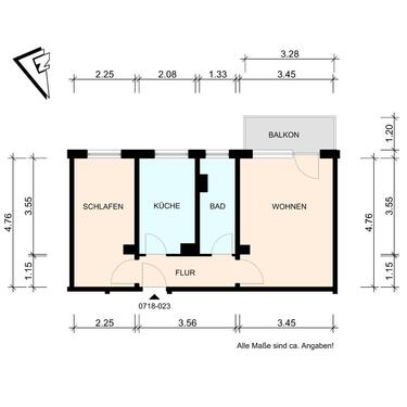 Foto - 1.5 Zimmer Etagenwohnung zur Miete in Warin