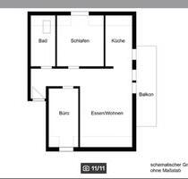 Helle 3-Zimmer-Wohnung mit Panoramablick - Kösching