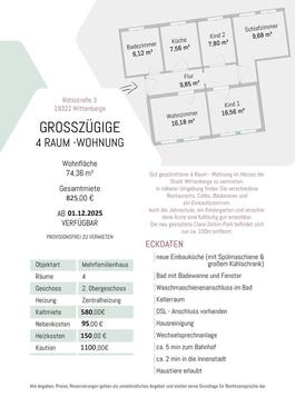 Foto - Schöne 4 Raum Wohnung im Zentrum von Wittenberge