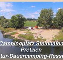 Dauercamping am Steinhafen Pretzien - dein Platz in der Natur - Schönebeck (Elbe)