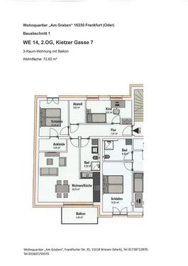 Foto - 3 Zimmer Etagenwohnung zum Kaufen in Frankfurt (Oder)