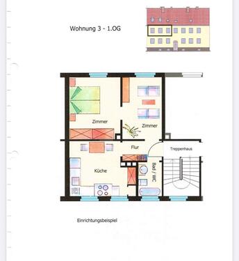 Foto - 2 Zimmer Etagenwohnung zur Miete in Kassel