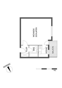 Foto - 1 Zimmer Etagenwohnung zur Miete in Werdohl