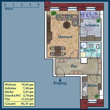 Foto - 2 Zimmer Etagenwohnung zur Miete in Dresden