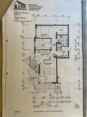 Foto - 3 Zimmer Terrassenwohnung zum Kaufen in Würzburg