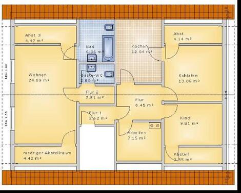 Foto - Moderne 3,5 ZKB auf ca. 80m² Dachgeschoßwohnung in Weitefeld