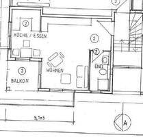 1-Zimmerwohnung in Pforzheim Büchenbronn