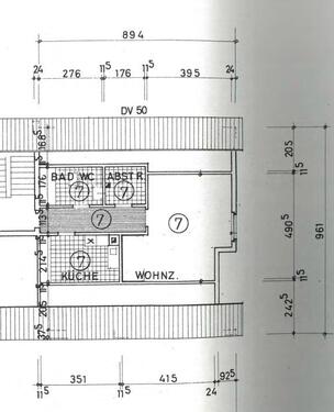 Foto - leere 1,5 Zimmer-Wohnung,modernisierungsbedürftig,GiengenBrenz