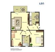 Bezugsfertige 3-Zimmer-Wohnung in Weddinghofen im Angebot, mit Tapete und Laminat!! - Bergkamen