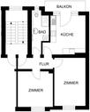 Foto - 2 Zimmer Etagenwohnung zur Miete in Hagen