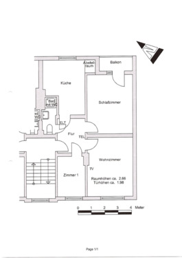 Foto - Renovierte 3-Zimmer-Wohnung Zwischenmiete 1 Jahr Bremen, Findorff