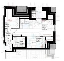 Zentrale 2-Zimmer Wohnung mit Dachterrasse - Emsbüren