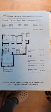 Foto - 3,5 Zimner Wohnung in Niefern 76 QM.