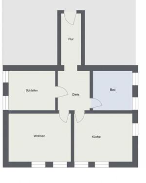 Foto - 2 Raum Wohnung mit Elbeblick - 560,00 EUR Kaltmiete,