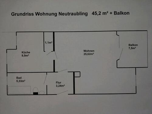Foto - 1-Zimmer-Wohnung in Neutraubling Gärtnersiedlung