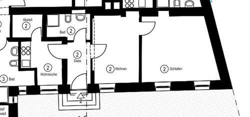 Foto - Erdgeschoßwohnung in Augsburg zur Miete