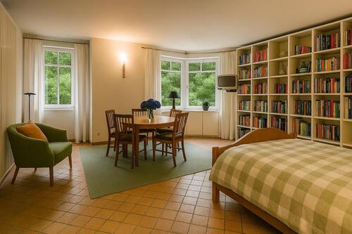 Foto - Möbliertes Apartment in Werdens Bestlage. Furnished apartment.