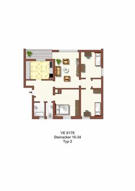 Foto - 3 Zimmer Etagenwohnung zur Miete in Duisburg