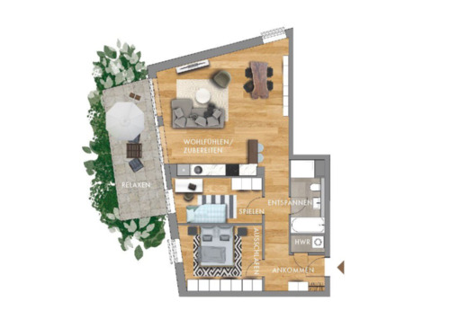 Foto - Attraktive 3-Zimmer Wohnung mit Terrasse und TG-Stellplatz