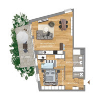 Attraktive 3-Zimmer Wohnung mit Terrasse und TG-Stellplatz - Leipzig Mitte