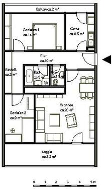 Foto - 3 Zimmer Etagenwohnung in Hannover