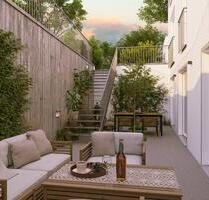 Helle 3 Zimmer Wohnung im Souterrain mit großer Terrasse - Forstern