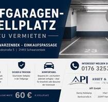 Tiefgaragenstellplatz im Zentrum von Schwarzenbek zu vermieten