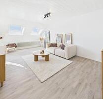 Moderne und gemütliche 4-Zimmer-DG-Wohnung mit sonniger Dachterrasse und Garage in Senden!