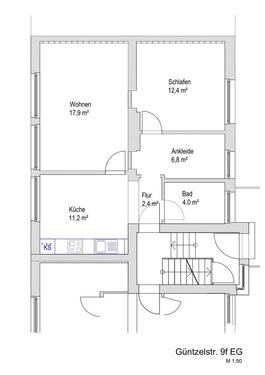 Foto - Helle 2 Zi- Wohnung im grünen Umfeld
