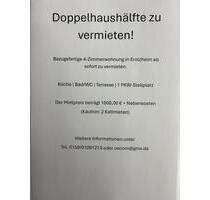 Doppelhaushälfte zu Vermieten - 1.000,00 EUR Kaltmiete, in Berkheim (PLZ: 88450)