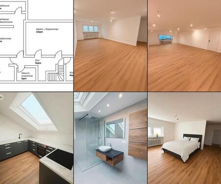 Foto - Moderne Loftwohnung (105qm), Deizisau, kernsantiert, Einbauküche