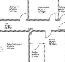 2 Zimmer Wohnung renoviert - 930,00 EUR Kaltmiete, in Brunnen (PLZ: 86564)
