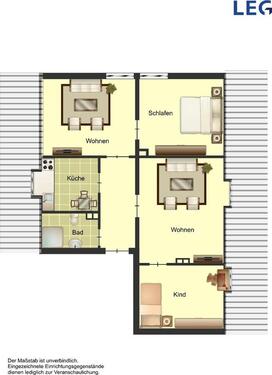 Foto - 4 Zimmer Etagenwohnung zur Miete in Höxter