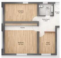 Kernsanierte 3-Zimmer-EG-Wohnung in Ahnatal-Weimar - KFW70 - Kassel Bettenhausen