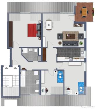 Foto - 4 Zimmer Etagenwohnung zum Kaufen in Gau-Bickelheim