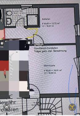 Foto - kleine Wohnung mit großem Balkon