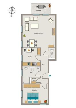 Foto - 2.5 Zimmer Erdgeschoßwohnung zur Miete in Münster