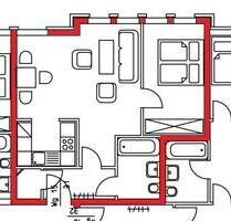 2-Zimmer-Wohnung nahe Klinikum mit Aufzug und Einbauküche - Eisleben (Lutherstadt)